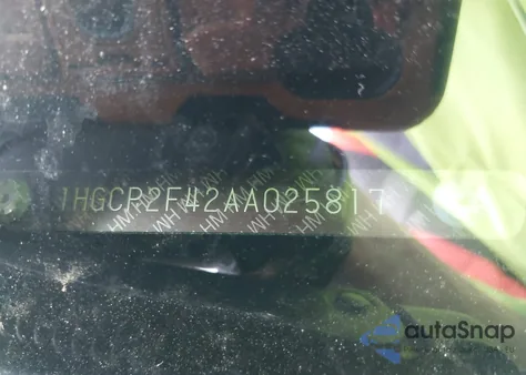 2010 Honda Accord 2.4 Lx-P из США, поврежденный, VIN 1HGCP2F42AA025817